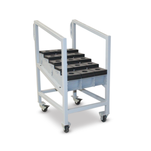 Rack Metálico de PTR con Agarraderas Tubulares